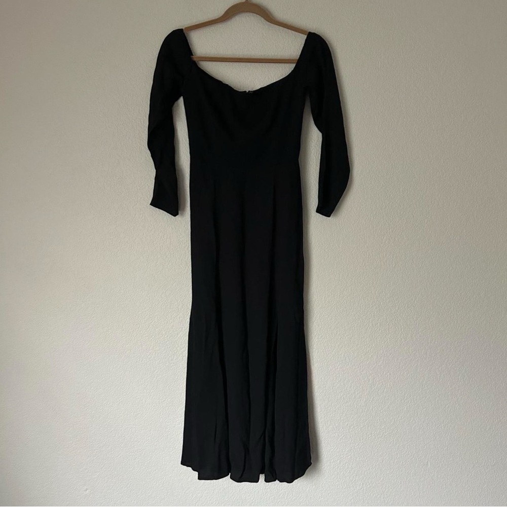 NWOT Reformation Ballari Knit Dress in Black - Picture 2 of 5